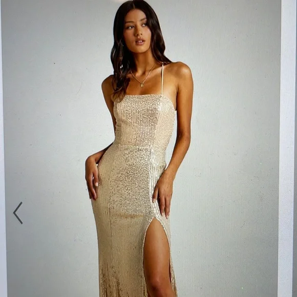green emerald velvet dress HACCHIC Couture Gold Strapless Long Dress main image 0